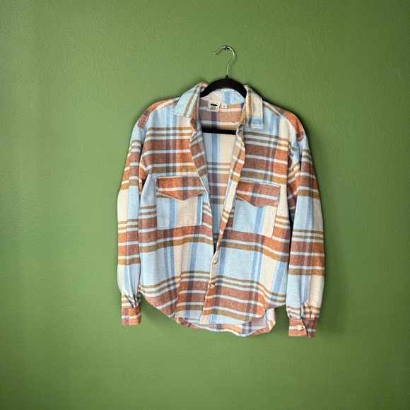 Ford Bronco Flannel Shacket Shirt Retro Grunge Official Ford Merch Women’s Small - Picture 4 of 7